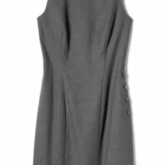 Banana Republic, Sleeveless Side Button Sheath Dress,‎ Size 8 - Picture 3 of 8